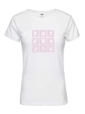 Women´s T-shirt with pink print