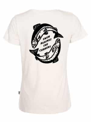 Reiluuden liiga – Swim Against the Current Women's T-shirt